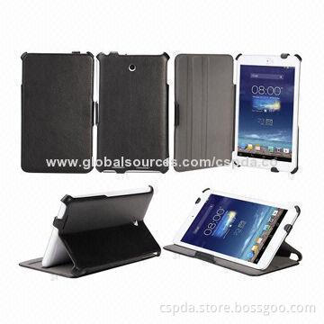 Heat Setting PU Stand Cases for Asus Memo Pad 8 (ME180A), Access to All Ports and Functions